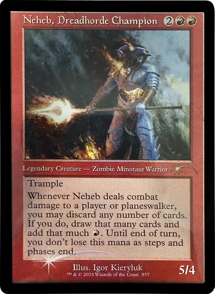 Neheb, Dreadhorde Champion (Retro Frame) [Secret Lair Drop Series] | Total Play