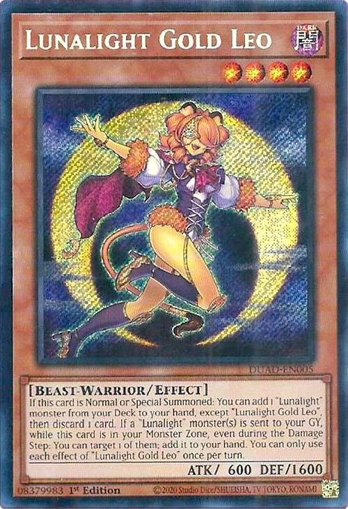 Lunalight Gold Leo [DUAD-EN005] Secret Rare | Total Play
