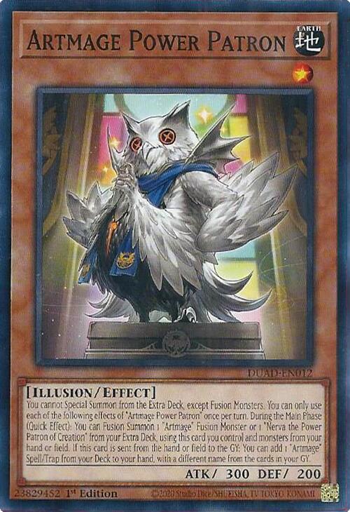 Artmage Power Patron [DUAD-EN012] Common | Total Play