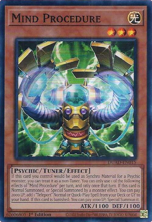 Mind Procedure [DUAD-EN015] Super Rare | Total Play
