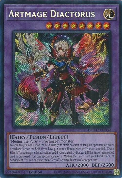 Artmage Diactorus [DUAD-EN032] Secret Rare | Total Play