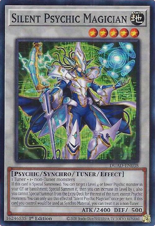 Silent Psychic Magician [DUAD-EN038] Super Rare | Total Play