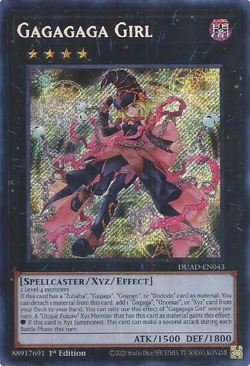 Gagagaga Girl [DUAD-EN043] Secret Rare | Total Play