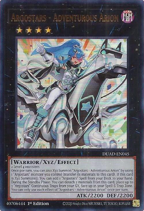 Argostars - Adventurous Arion [DUAD-EN045] Ultra Rare | Total Play