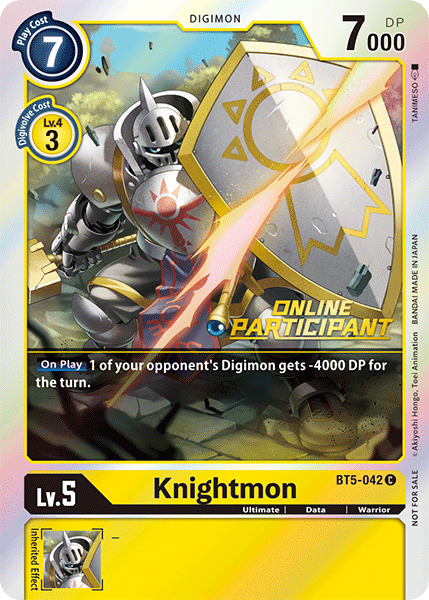Knightmon [BT5-042] (Online Participant) [Battle of Omni Promos] | Total Play