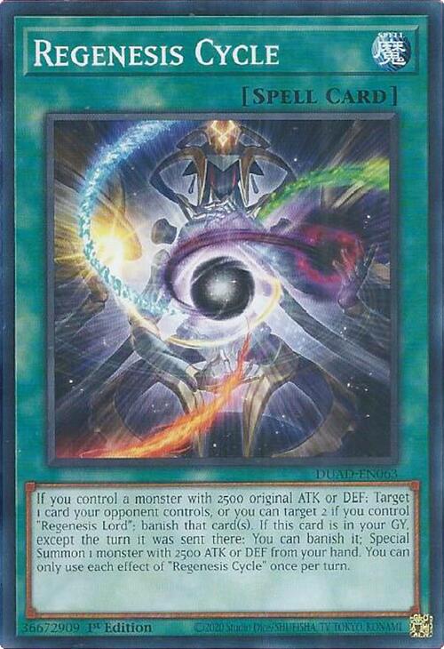 Regenesis Cycle [DUAD-EN063] Common | Total Play