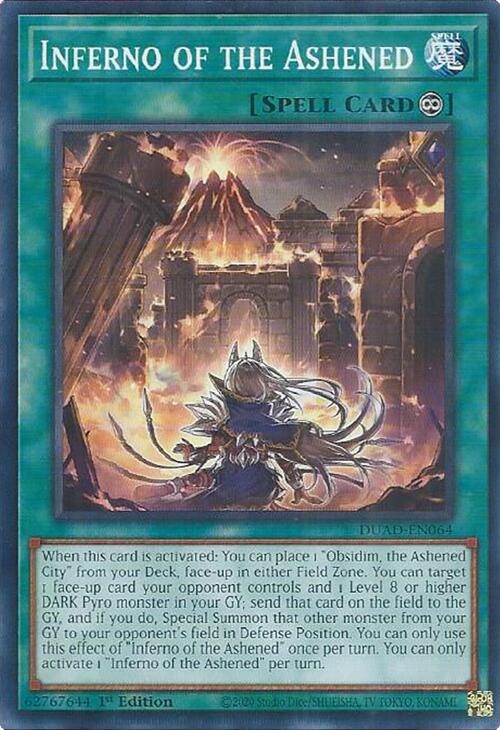 Inferno of the Ashened [DUAD-EN064] Common | Total Play
