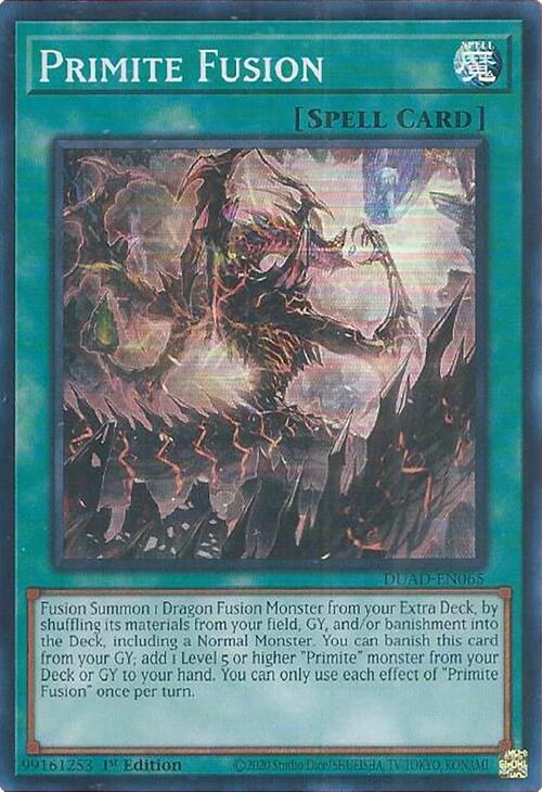 Primite Fusion [DUAD-EN065] Super Rare | Total Play