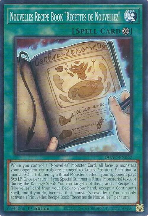 Nouvelles Recipe Book "Recettes de Nouvellez" [DUAD-EN067] Common | Total Play
