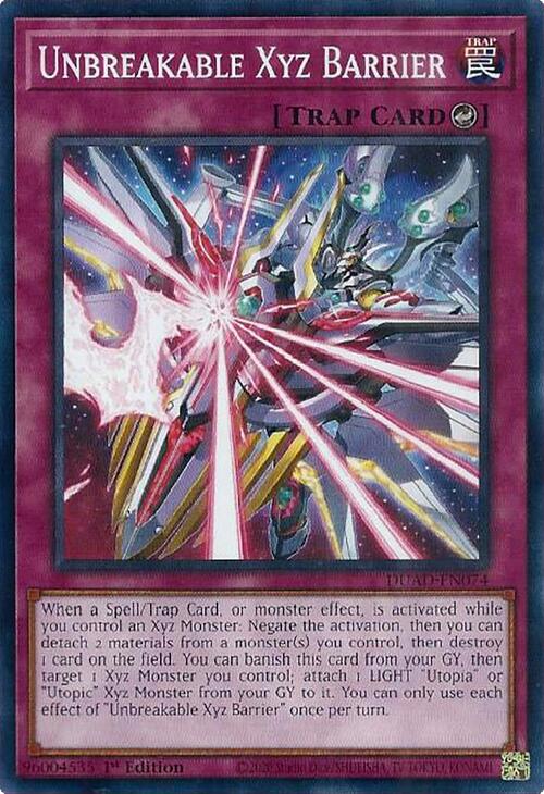 Unbreakable Xyz Barrier [DUAD-EN074] Common | Total Play