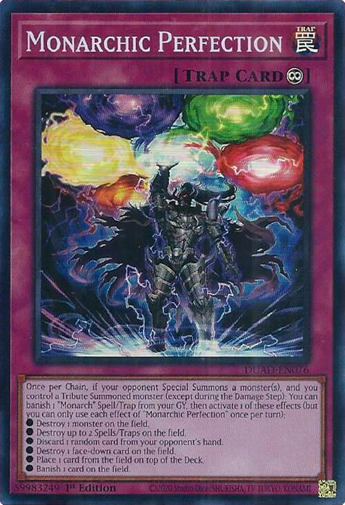 Monarchic Perfection [DUAD-EN076] Super Rare | Total Play