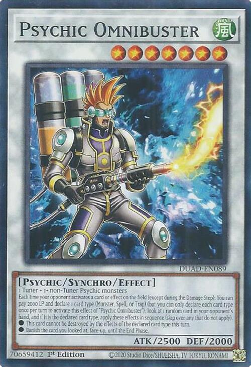 Psychic Omnibuster [DUAD-EN089] Common | Total Play