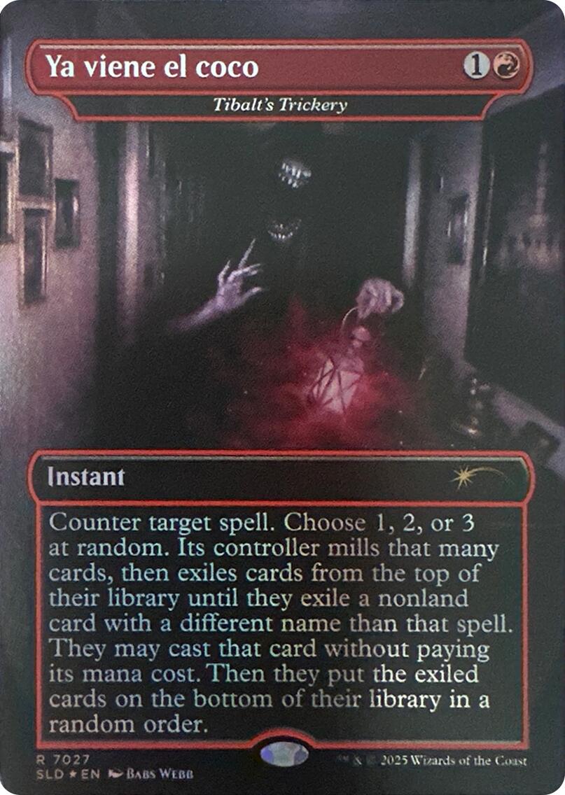Ya viene el coco - Tibalt's Trickery (Rainbow Foil) [Secret Lair Drop Series] | Total Play