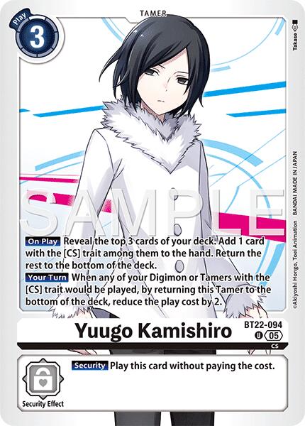 Yuugo Kamishiro [BT22-094] [Cyber Eden] | Total Play