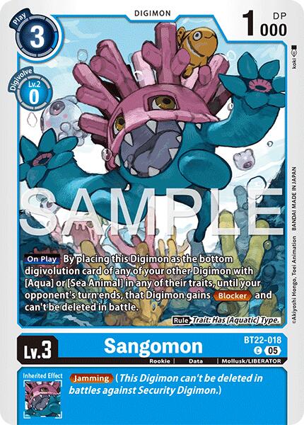 Sangomon [BT22-018] [Cyber Eden] | Total Play