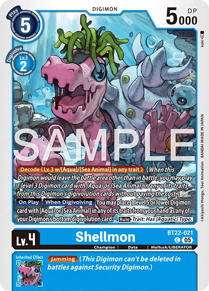 Shellmon [BT22-021] [Cyber Eden] | Total Play