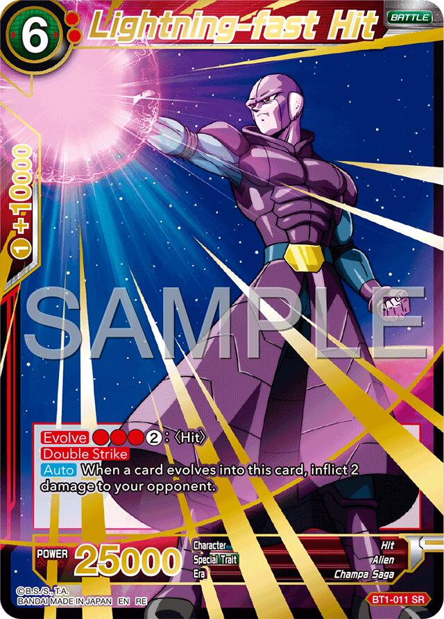 Lightning-fast Hit (Reprint) (BT1-011) [Premium Anniversary Box 2025] | Total Play