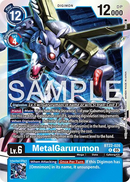 MetalGarurumon [BT22-026] [Cyber Eden] | Total Play
