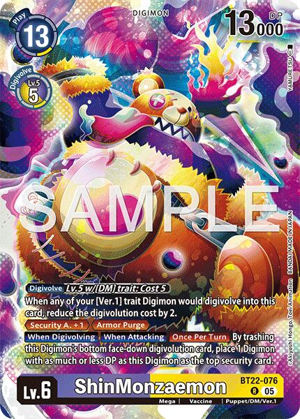 ShinMonzaemon [BT22-076] [Cyber Eden] | Total Play