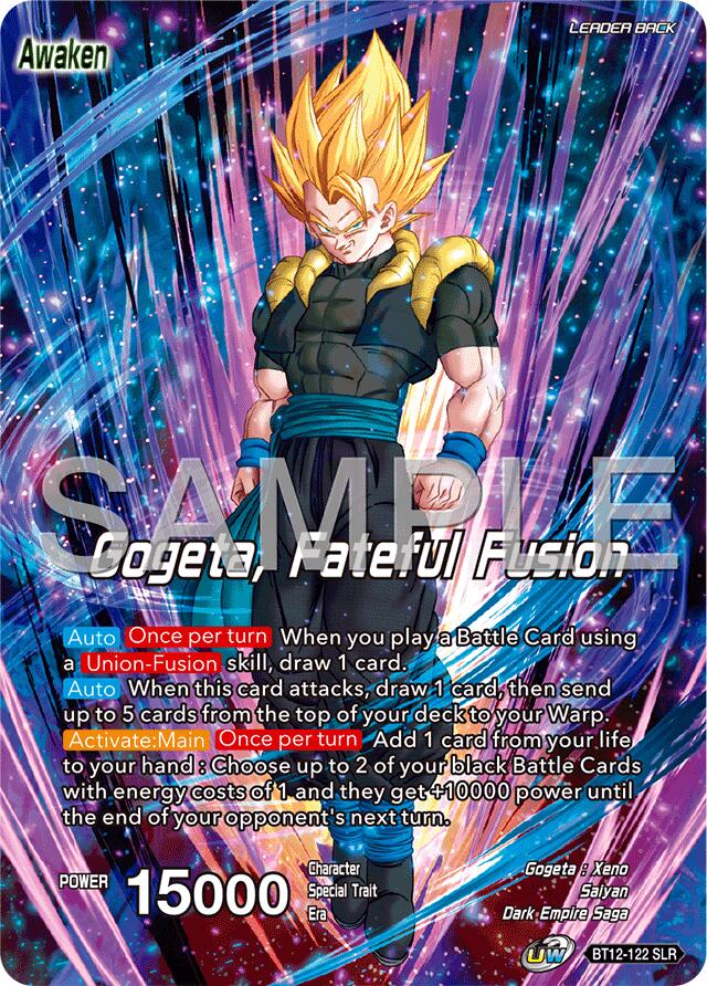 Son Goku & Vegeta // Gogeta, Fateful Fusion (Reprint) (BT12-122) [Premium Anniversary Box 2025] | Total Play