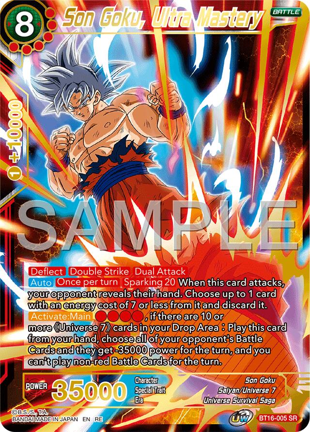 Son Goku, Ultra Mastery (Reprint) (BT16-005) [Premium Anniversary Box 2025] | Total Play