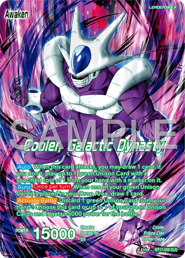 Cooler // Cooler, Galactic Dynasty (Reprint) (BT17-059) [Premium Anniversary Box 2025] | Total Play