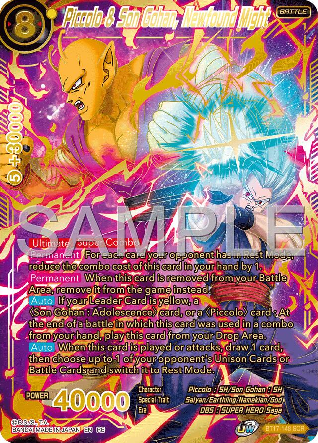 Piccolo & Son Gohan, Newfound Might (Alternate Art) (BT17-148) [Premium Anniversary Box 2025] | Total Play