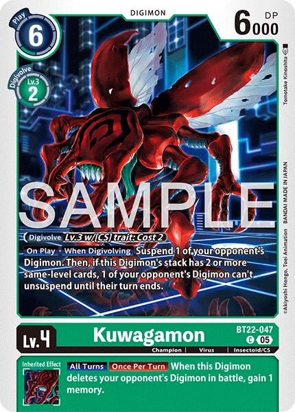 Kuwagamon [BT22-047] [Cyber Eden] | Total Play