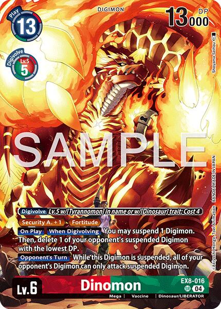 Dinomon [EX8-016] (Digimon Liberator Debuggers set) [Chain of Liberation] | Total Play