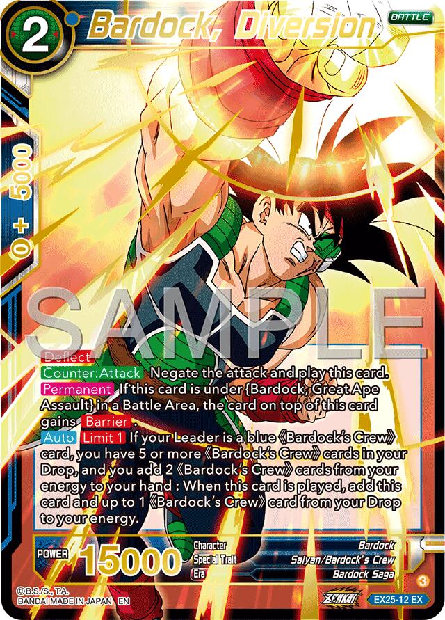 Bardock, Diversion (EX25-12) [Premium Anniversary Box 2025] | Total Play