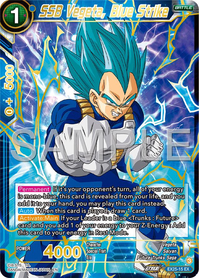 SSB Vegeta, Blue Strike (EX25-15) [Premium Anniversary Box 2025] | Total Play