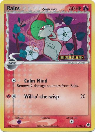 Ralts (61/101) (Delta Species) (Stamped) [EX: Dragon Frontiers] | Total Play