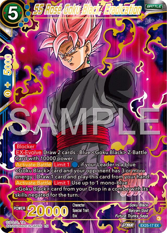 SS Rose Goku Black, Eradication (EX25-17) [Premium Anniversary Box 2025] | Total Play