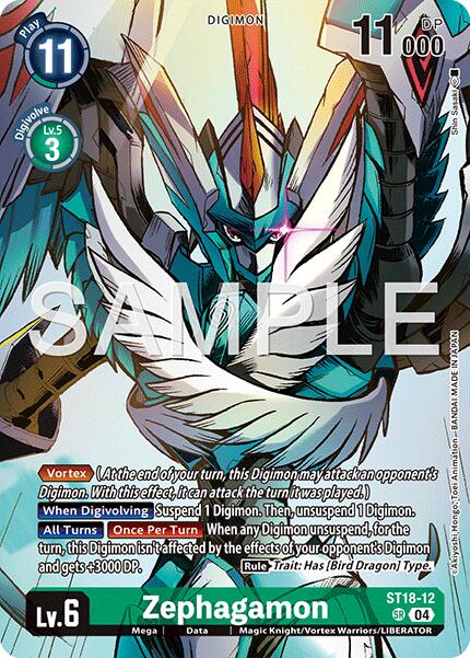Zephagamon [ST18-12] (Digimon Liberator Debuggers Set) [Starter Deck: Guardian Vortex] | Total Play