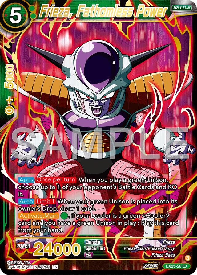 Frieza, Fathomless Power (EX25-20) [Premium Anniversary Box 2025] | Total Play