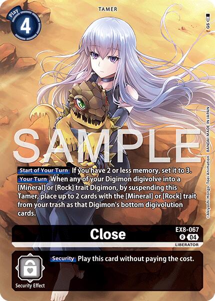 Close [EX8-067] (Digimon Liberator Debuggers Set) [Chain of Liberation] | Total Play