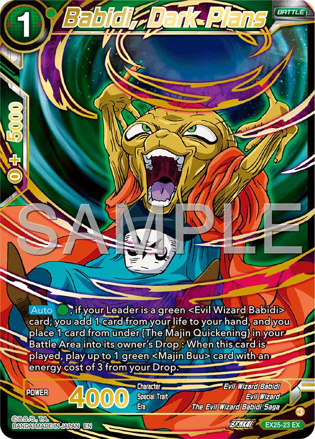 Babidi, Dark Plans (EX25-23) [Premium Anniversary Box 2025] | Total Play