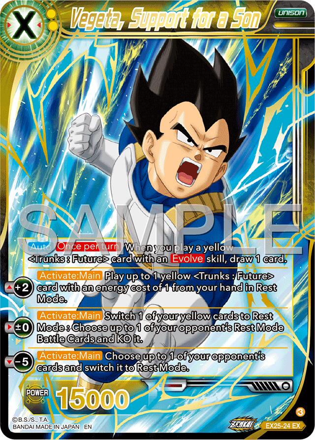 Vegeta, Support for a Son (EX25-24) [Premium Anniversary Box 2025] | Total Play