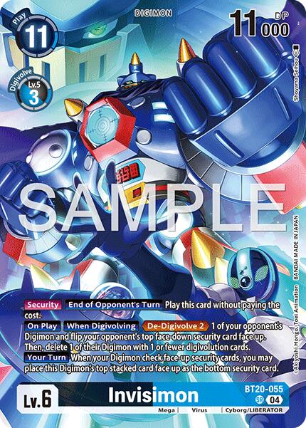 Invisimon [BT20-055] (Digimon Liberator Debuggers Set) [Release Special Booster Ver.2.5 Promos] | Total Play