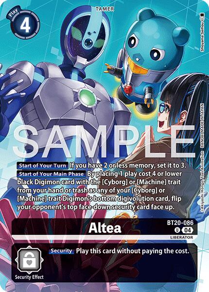 Altea [BT20-086] (Digimon Liberator Debuggers Set) [Release Special Booster Ver.2.5 Promos] | Total Play