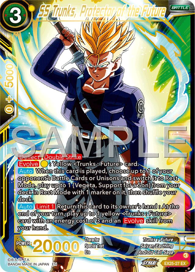 SS Trunks, Protector of the Future (EX25-27) [Premium Anniversary Box 2025] | Total Play