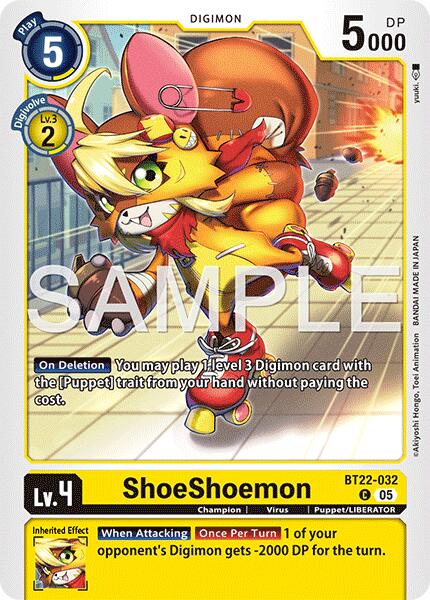 ShoeShoemon [BT22-032] [Cyber Eden] | Total Play