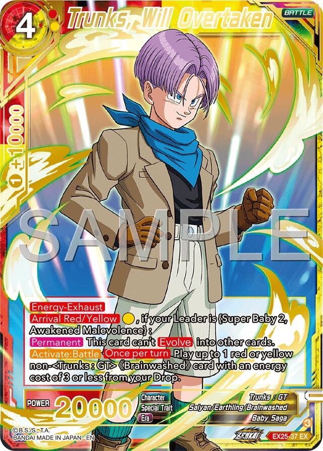 Trunks, Will Overtaken (EX25-37) [Premium Anniversary Box 2025] | Total Play