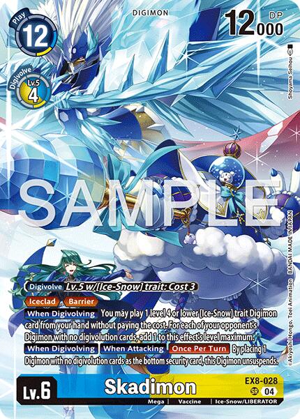 Skadimon [EX8-028] (Digimon Liberator Debuggers Set) [Chain of Liberation] | Total Play