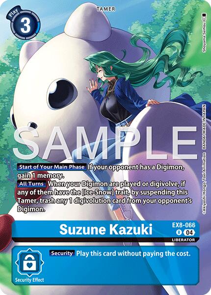 Suzune Kazuki [EX8-066] (Digimon Liberator Debuggers Set) [Chain of Liberation] | Total Play