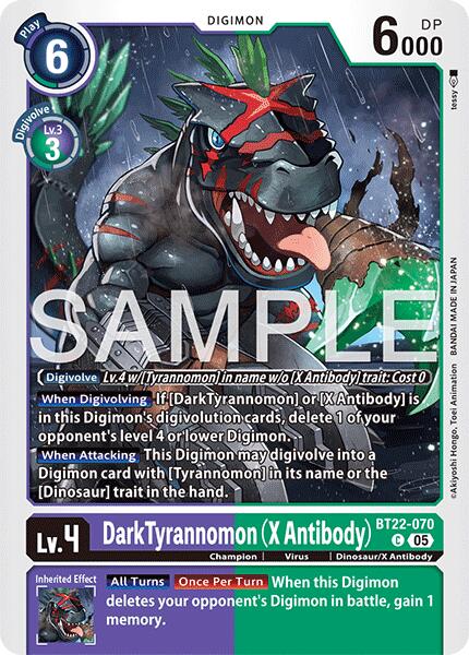 Dark Tyrannomon [BT22-070] (X Antibody) [Cyber Eden] | Total Play