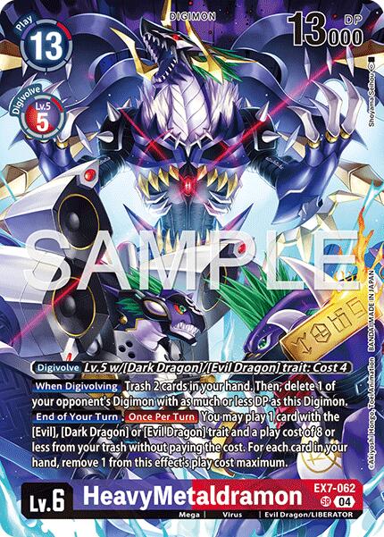 HeavyMetaldramon [EX7-062] (Digimon Liberator Debuggers Set) [Digimon LIBERATOR] | Total Play