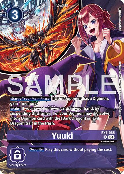 Yuuki [EX7-065] (Digimon Liberator Debuggers Set) [Digimon LIBERATOR] | Total Play