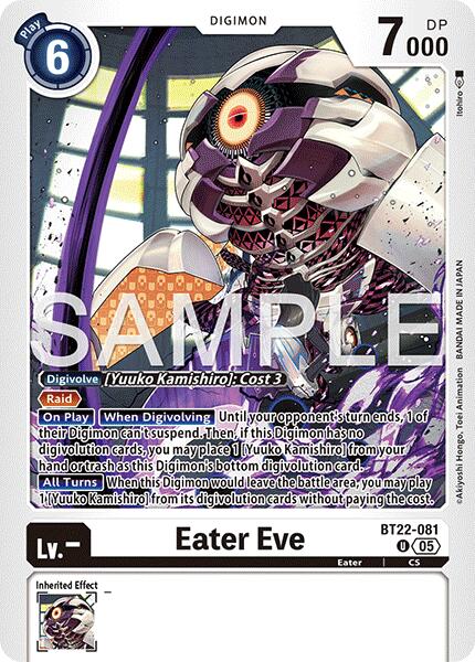 Eater Eve [BT22-081] [Cyber Eden] | Total Play