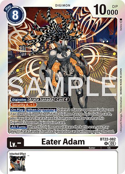 Eater Adam [BT22-082] [Cyber Eden] | Total Play